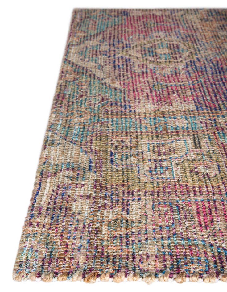 Detail image of 2' 2 x 6' 1 Chenille Jute Runner Rug