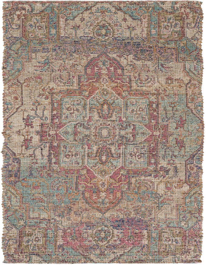 Detail image of 2' 2 x 6' 1 Chenille Jute Runner Rug