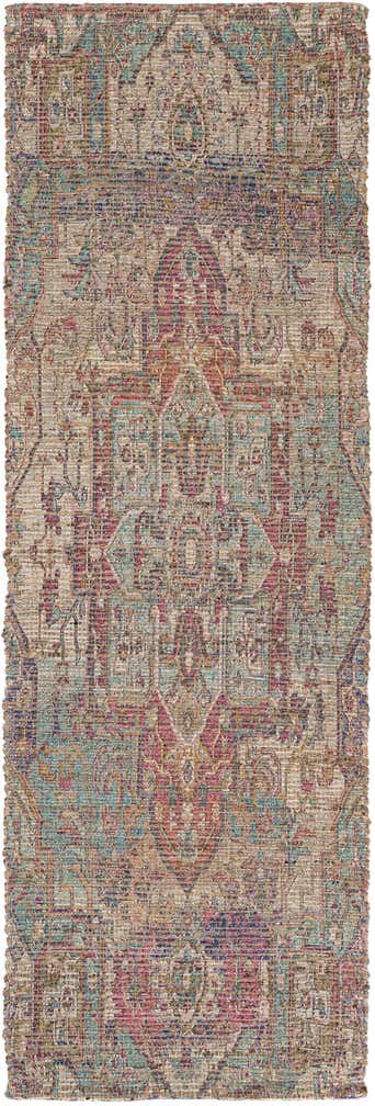 2' 2 x 6' 1 Chenille Jute Runner Rug