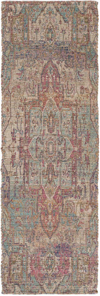 Detail image of 2' 2 x 6' 1 Chenille Jute Runner Rug