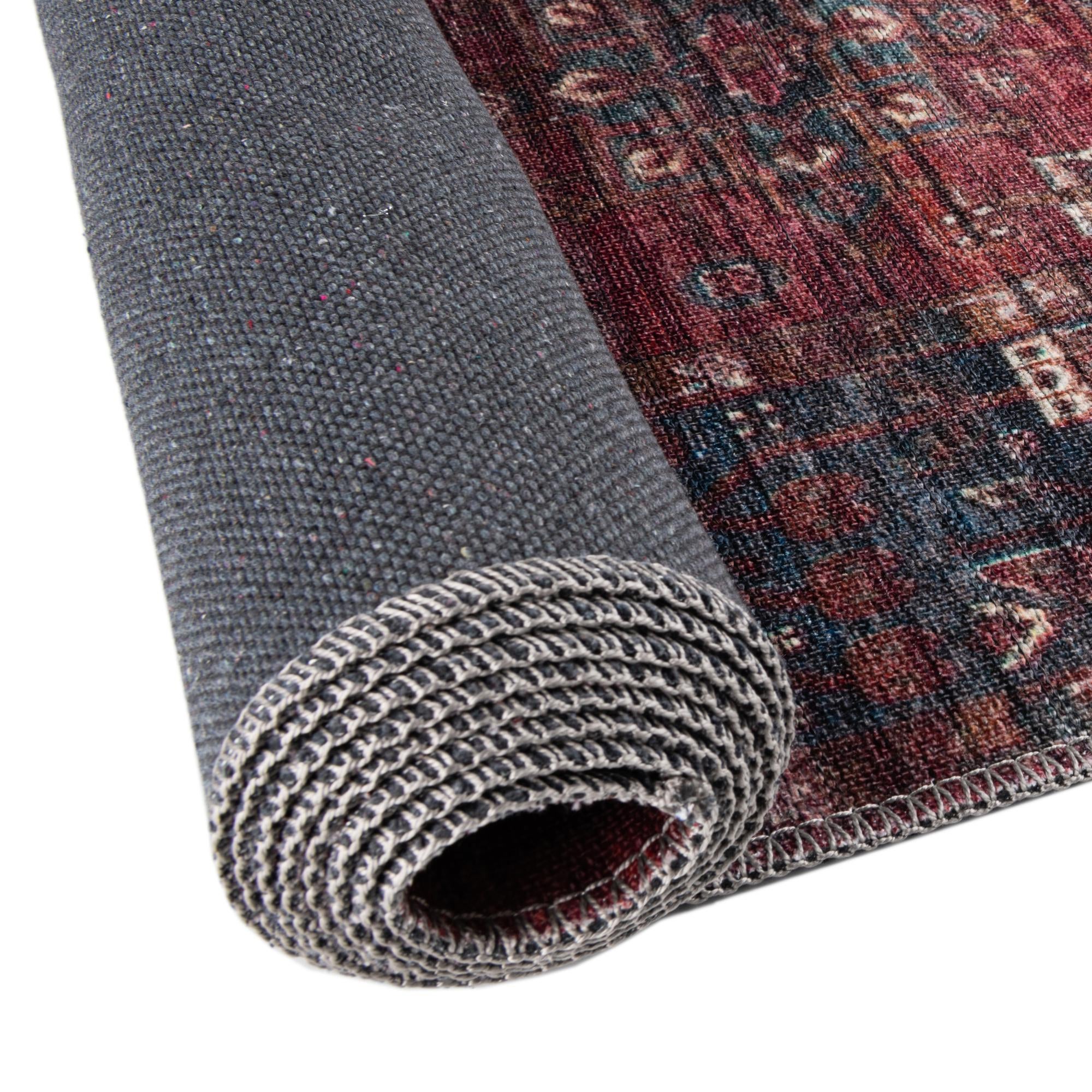 4' x 6' Washable Maahru Oval Rug