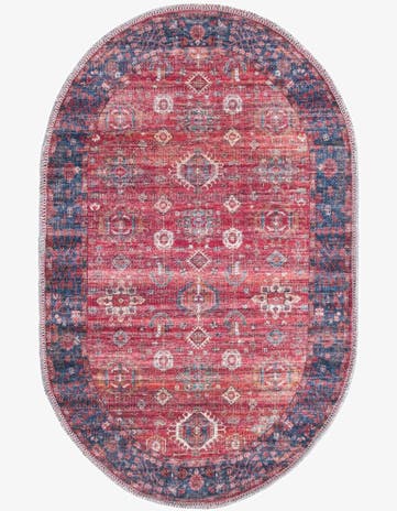 2' x 3' Washable Maahru Oval Rug