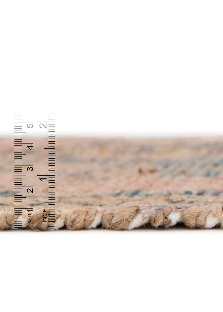 2' x 3' 1 Hand Woven Chenille Jute Rug