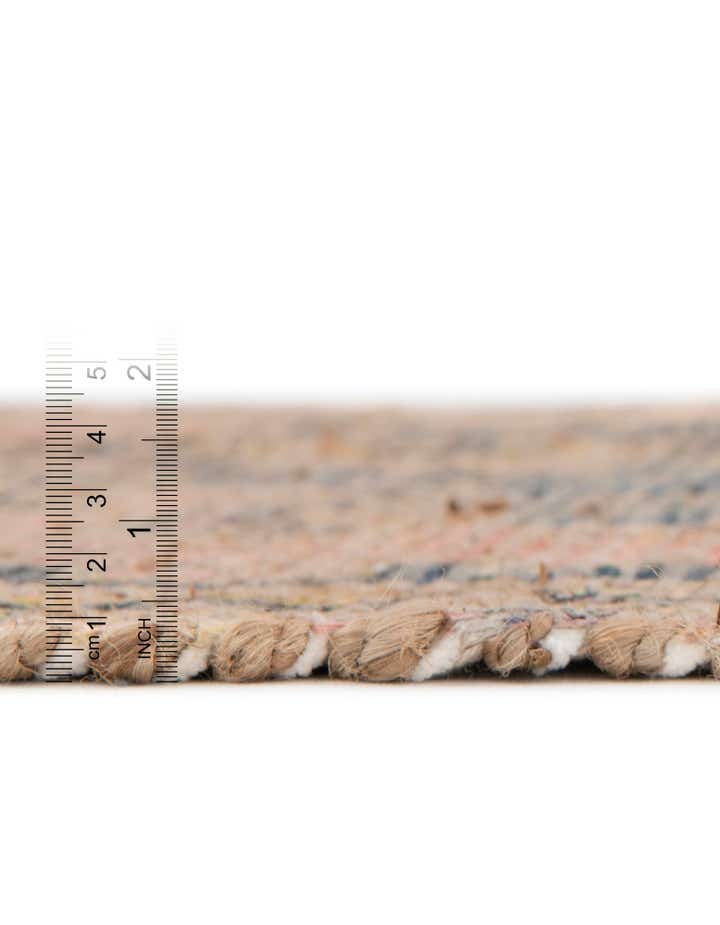 2' x 3' 1 Hand Woven Chenille Jute Rug