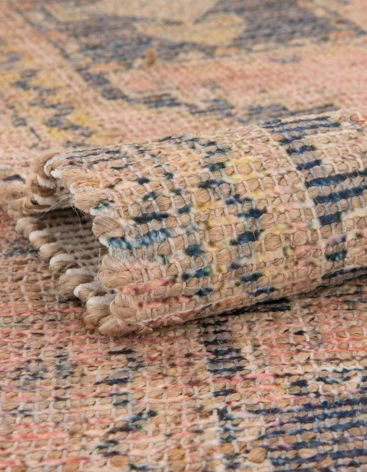 Detail image of 2' x 3' 1 Hand Woven Chenille Jute Rug