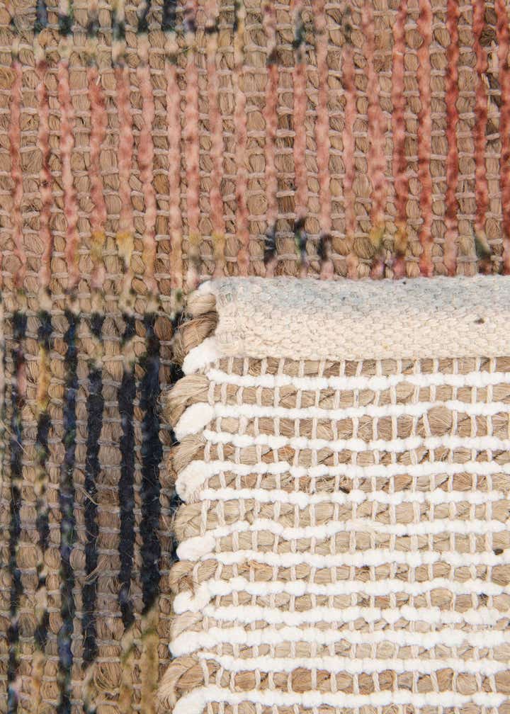 2' x 3' 1 Hand Woven Chenille Jute Rug