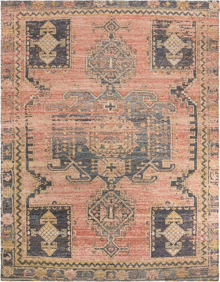 Detail image of 9' x 12' Hand Woven Chenille Jute Rug