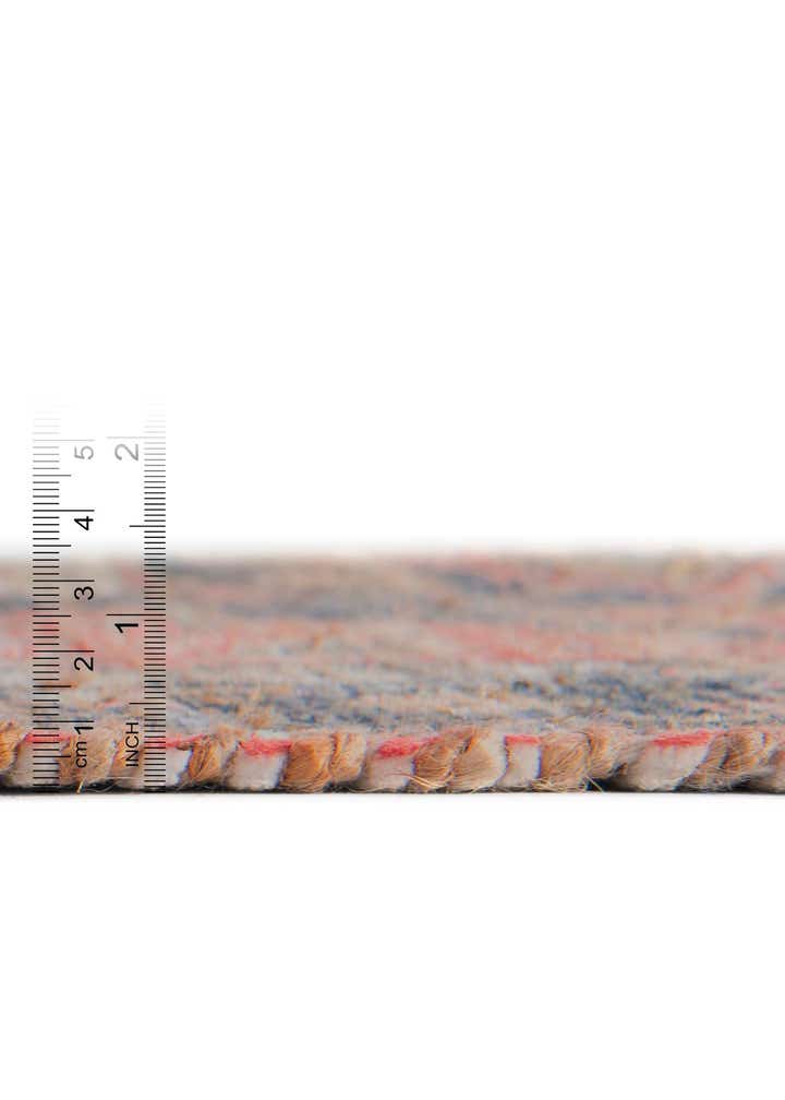 5' 1 x 8' Hand Woven Chenille Jute Rug