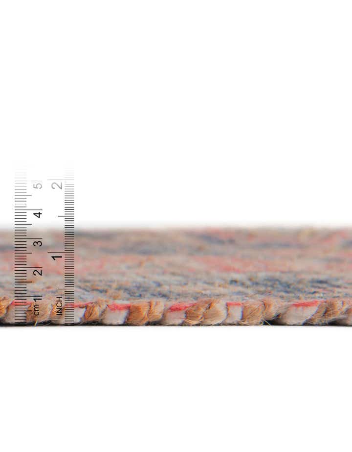 5' 1 x 8' Hand Woven Chenille Jute Rug