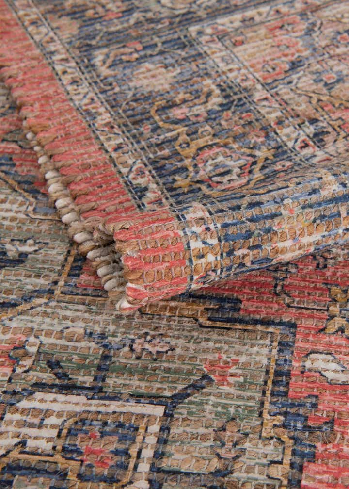 5' 1 x 8' Hand Woven Chenille Jute Rug