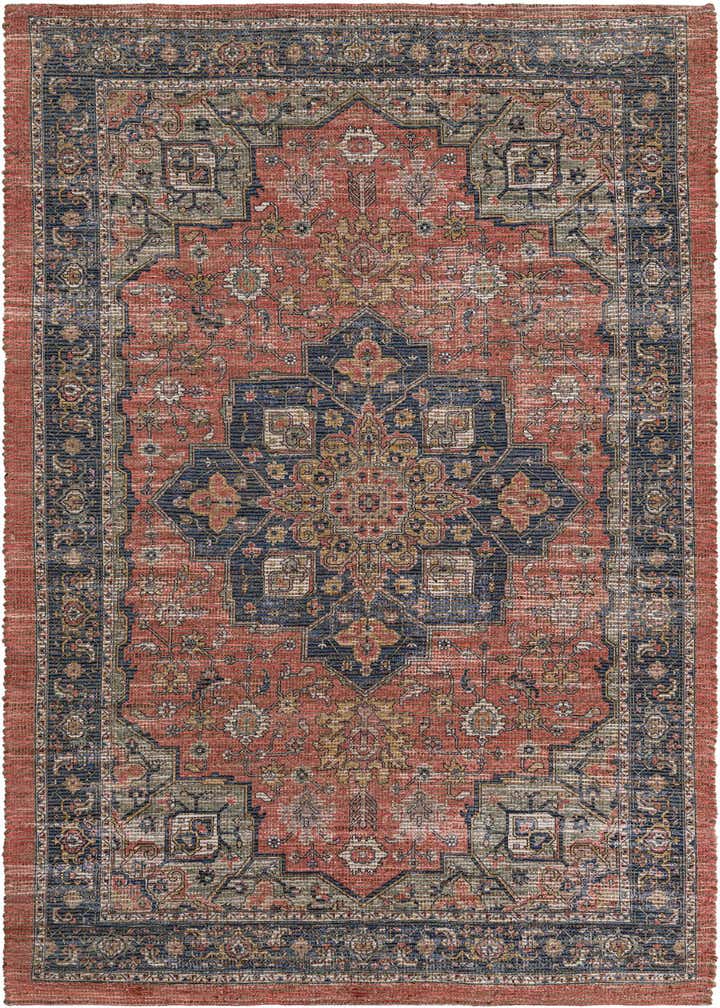 5' 1 x 8' Hand Woven Chenille Jute Rug