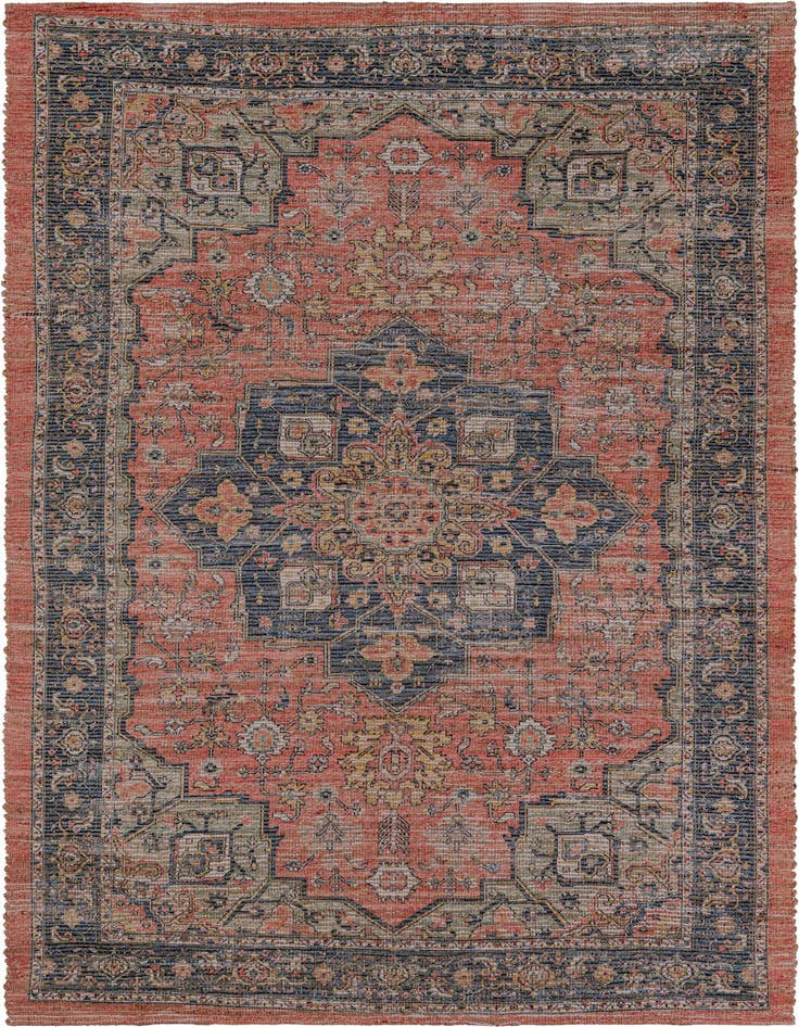 Detail image of 7' 10 x 10' Hand Woven Chenille Jute Rug