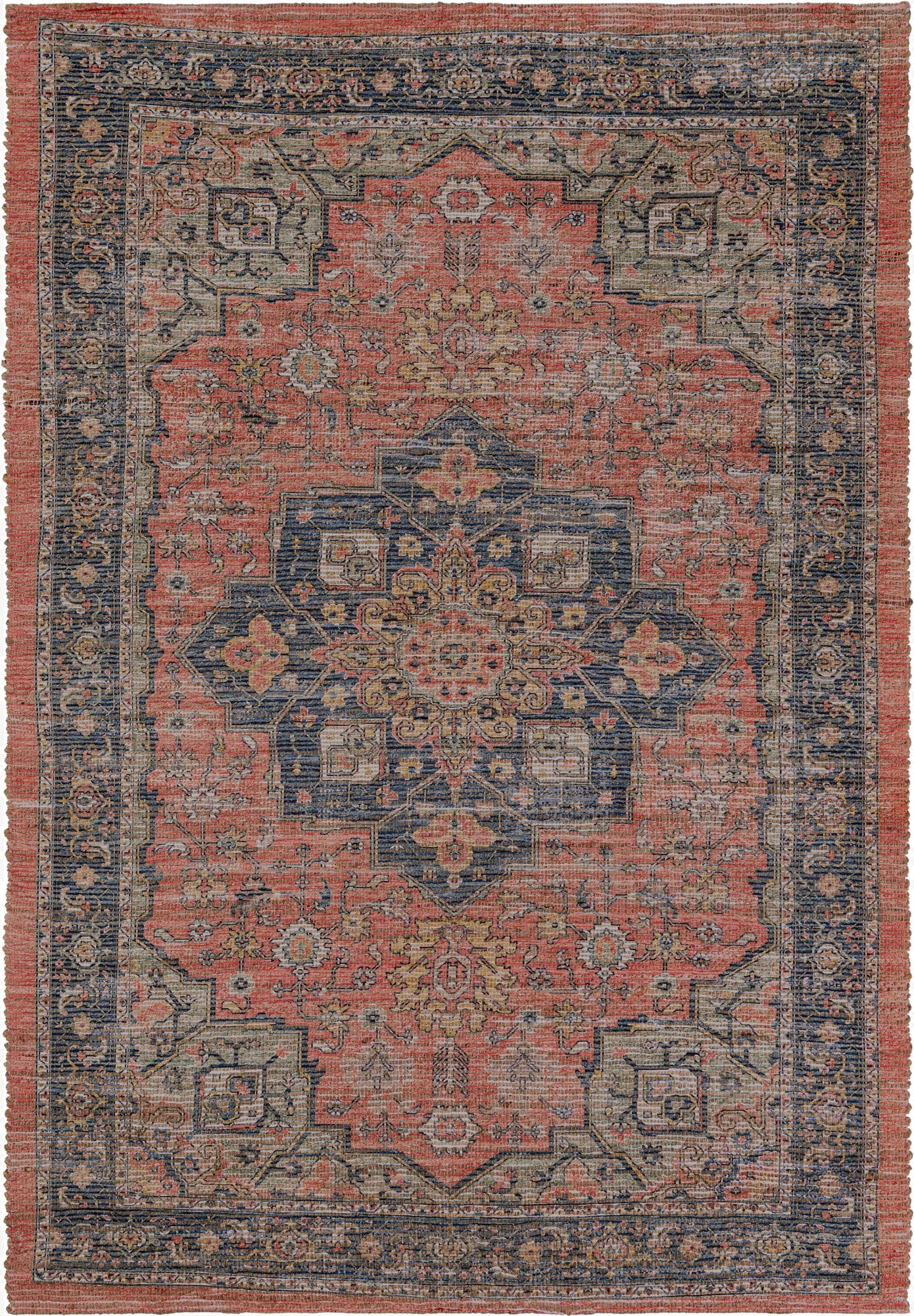 240cm x 305cm  Hand Woven Chenille Jute Alfombra
