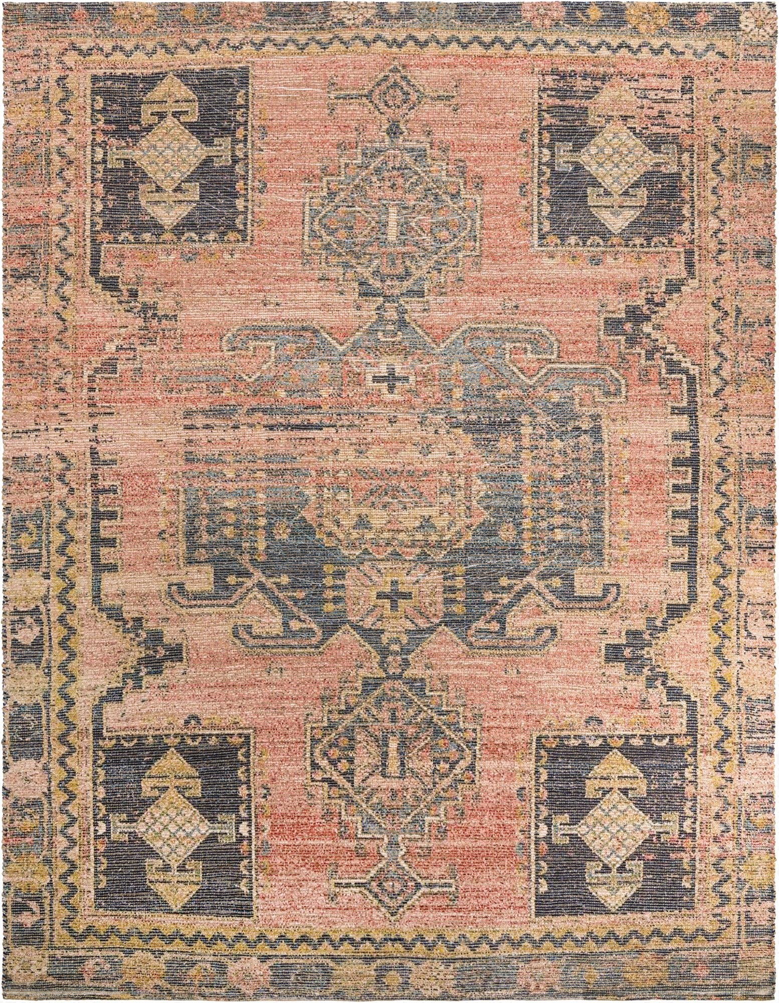 275cm x 365cm  Hand Woven Chenille Jute Alfombra