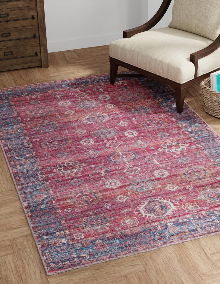 Detail image of 5' 3 x 8' Washable Maahru Rug