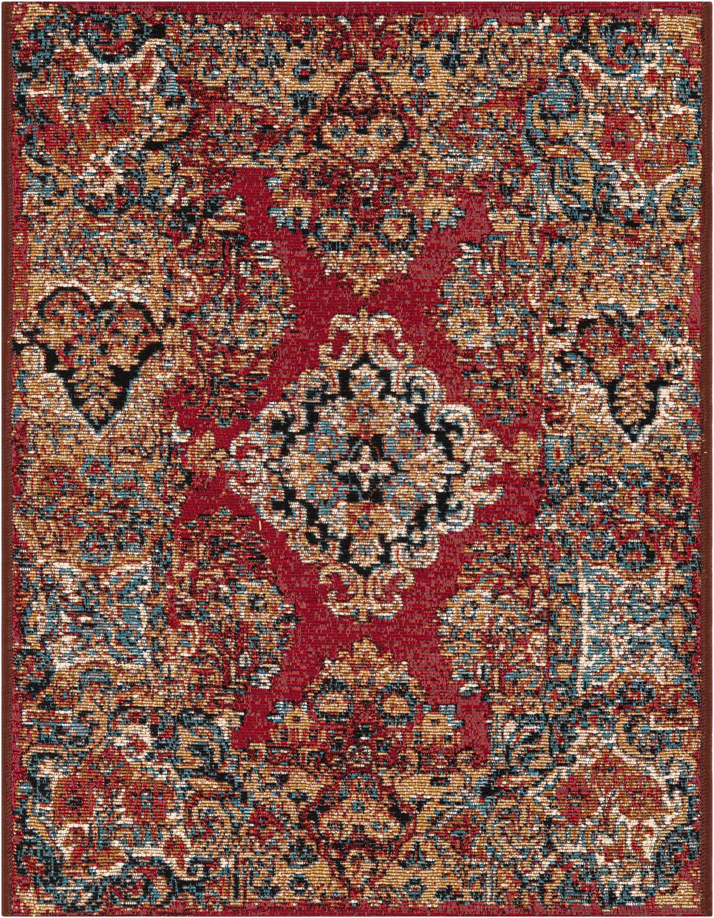 2' x 3' Easy-Clean Traditional Indoor / Outdoor Rug