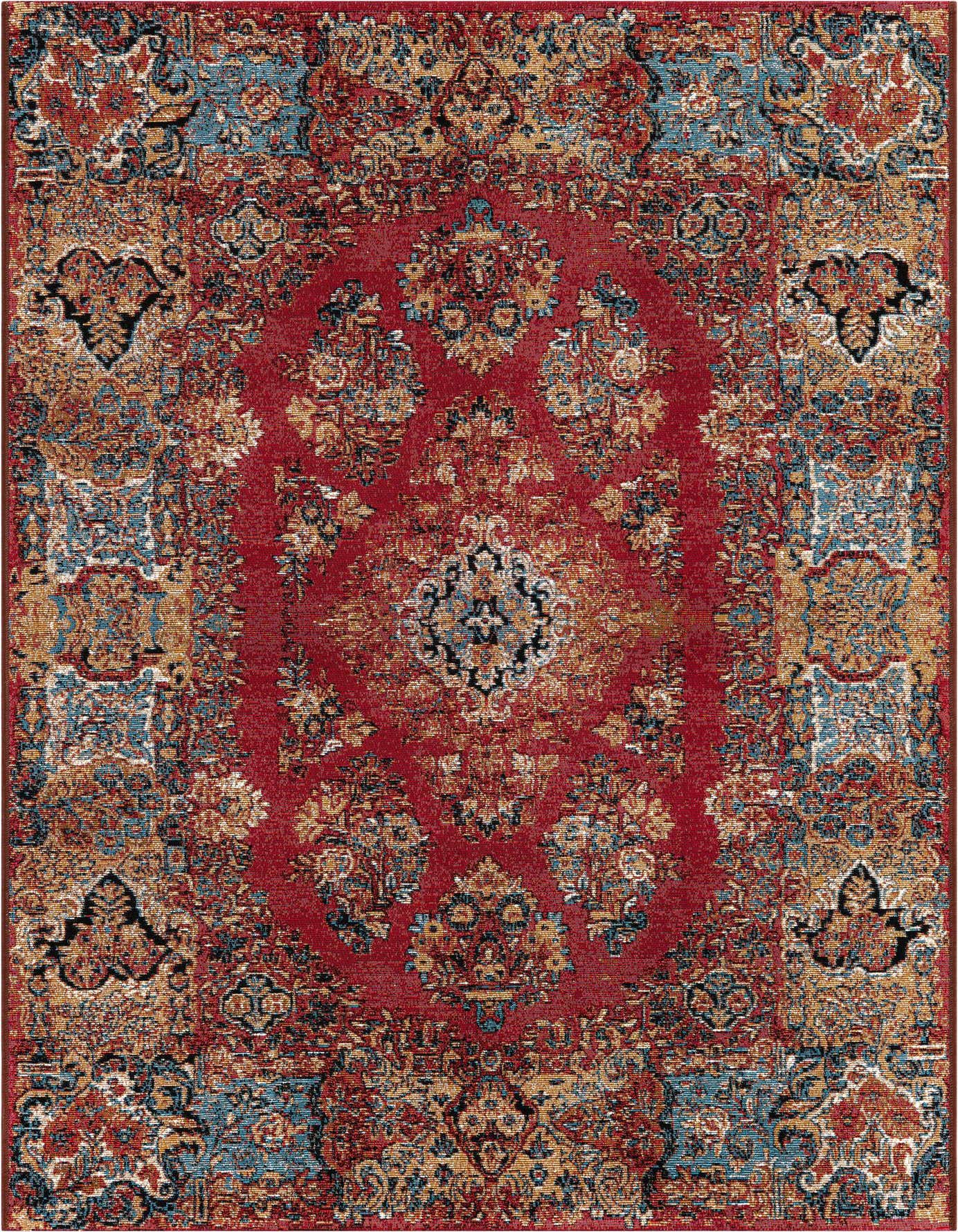 4' x 6' Easy-Clean Traditional Indoor / Outdoor Rug