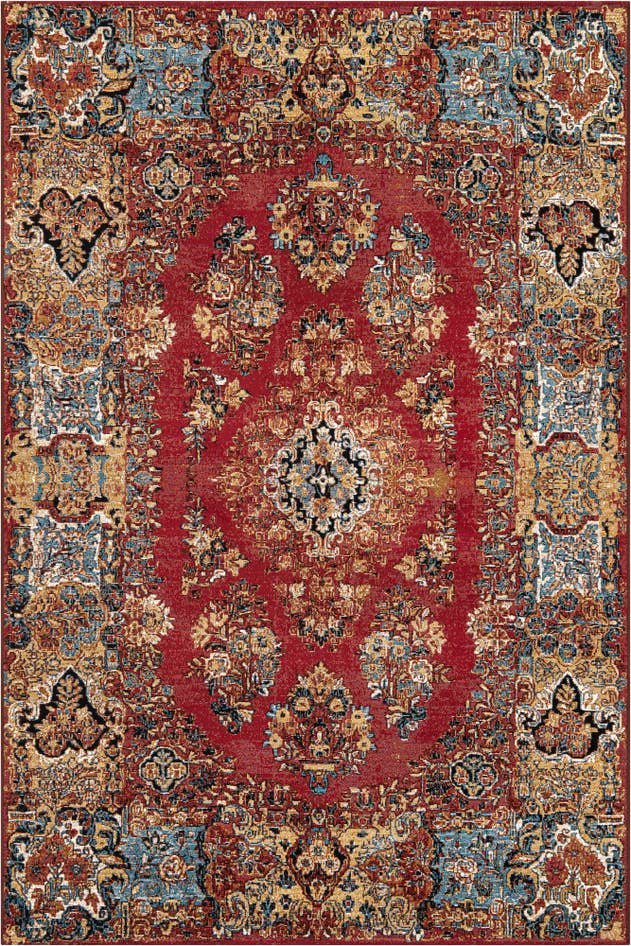 Detail image of 6' x 9' Easy-Clean Traditional Indoor / Outdoor Rug