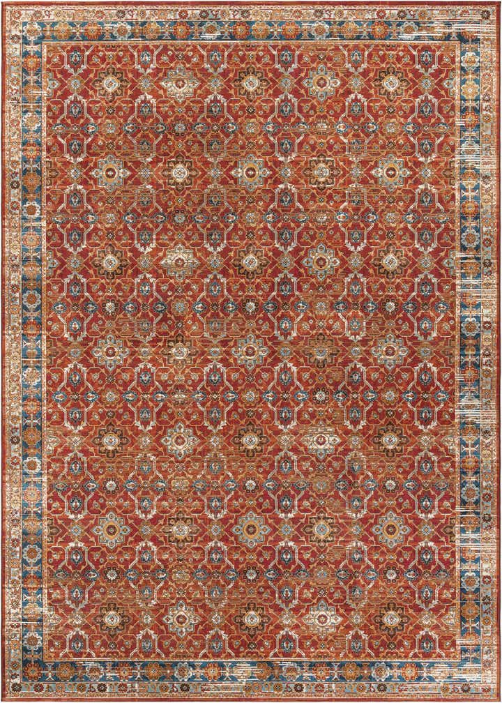 10' x 14' Easy-Clean Traditional Indoor / Outdoor Rug