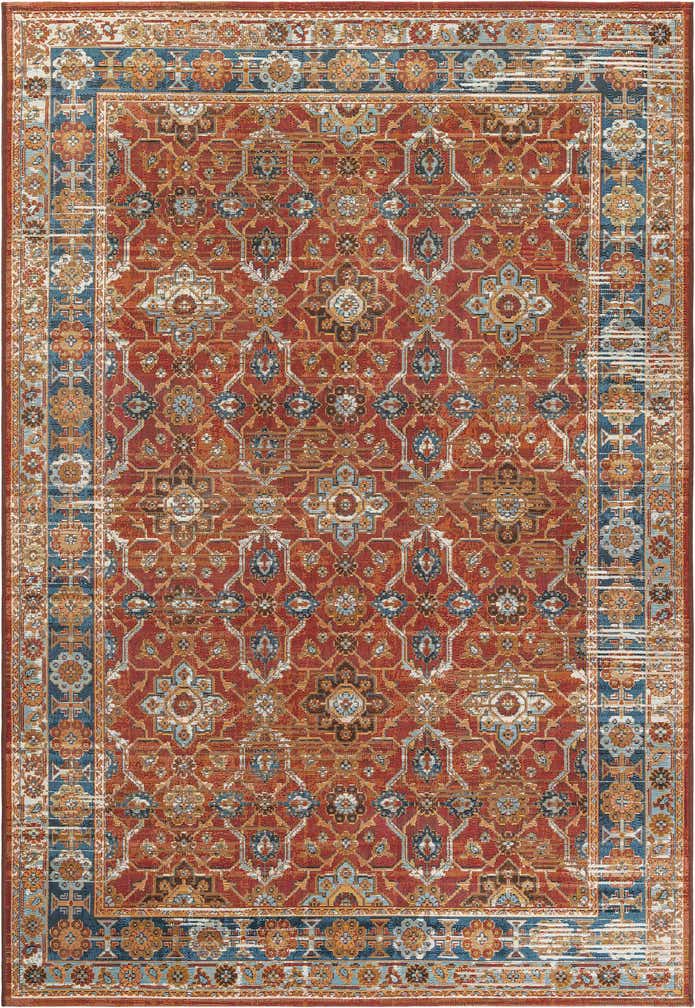 5' x 8' Easy-Clean Traditional Indoor / Outdoor Rug