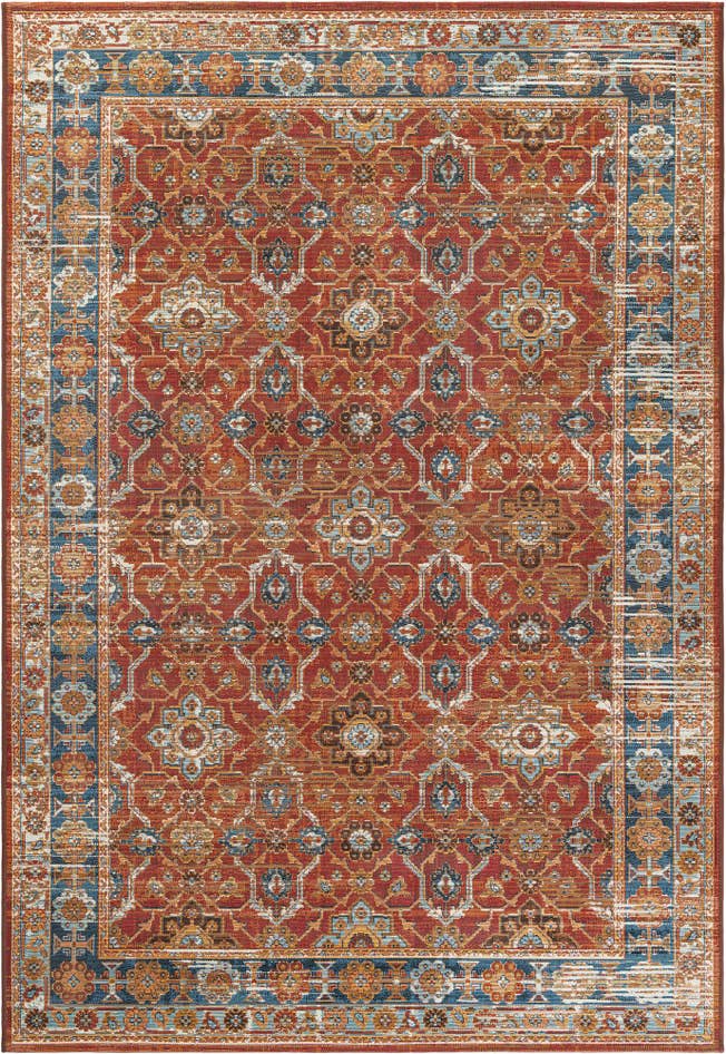 Detail image of 5' x 8' Easy-Clean Traditional Indoor / Outdoor Rug