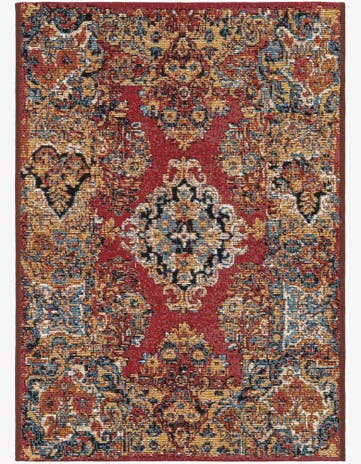 2' x 3' Easy-Clean Traditional Indoor / Outdoor Rug