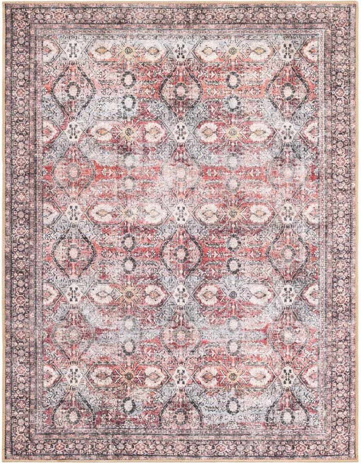 Detail image of 4' 1 x 6' 1 Washable Timeless Rug