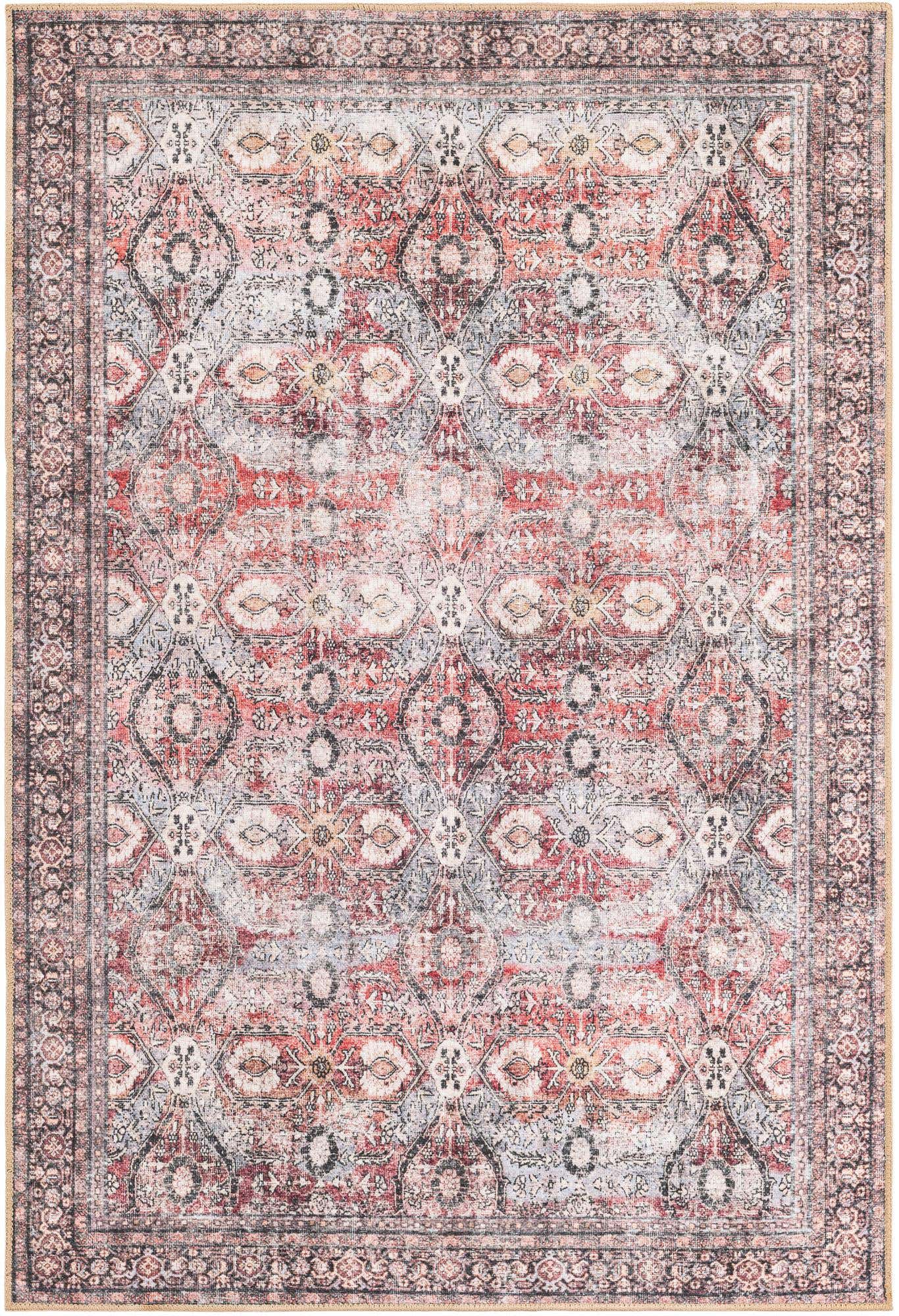 4' 1 x 6' 1 Washable Timeless Rug