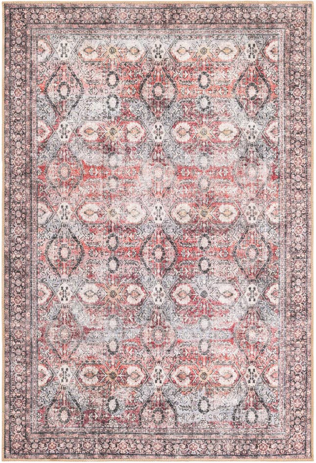 Detail image of 4' 1 x 6' 1 Washable Timeless Rug