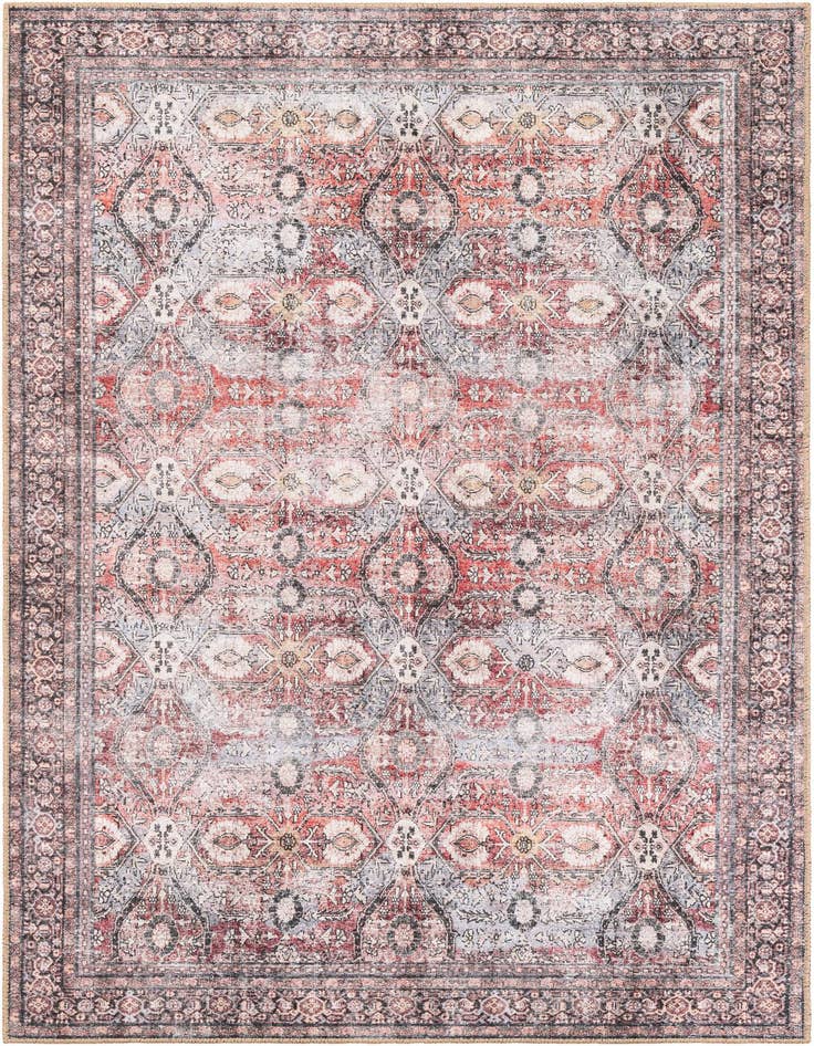 Detail image of 5' 1 x 8' Washable Timeless Rug