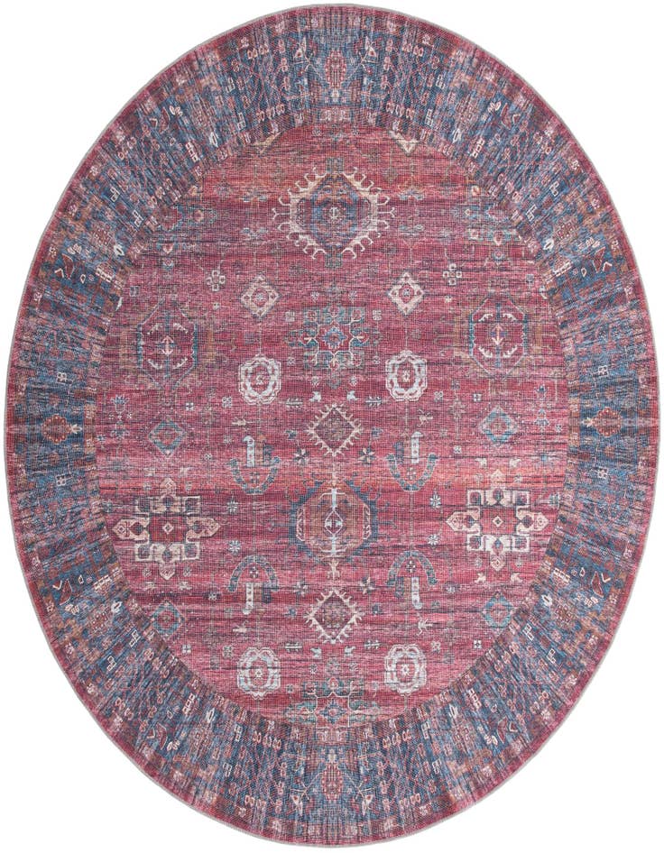 Detail image of 10' 6 x 10' 6 Washable Maahru Round Rug