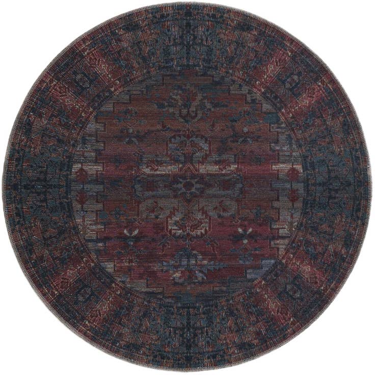Detail image of 4' x 4' Yara Round Rug