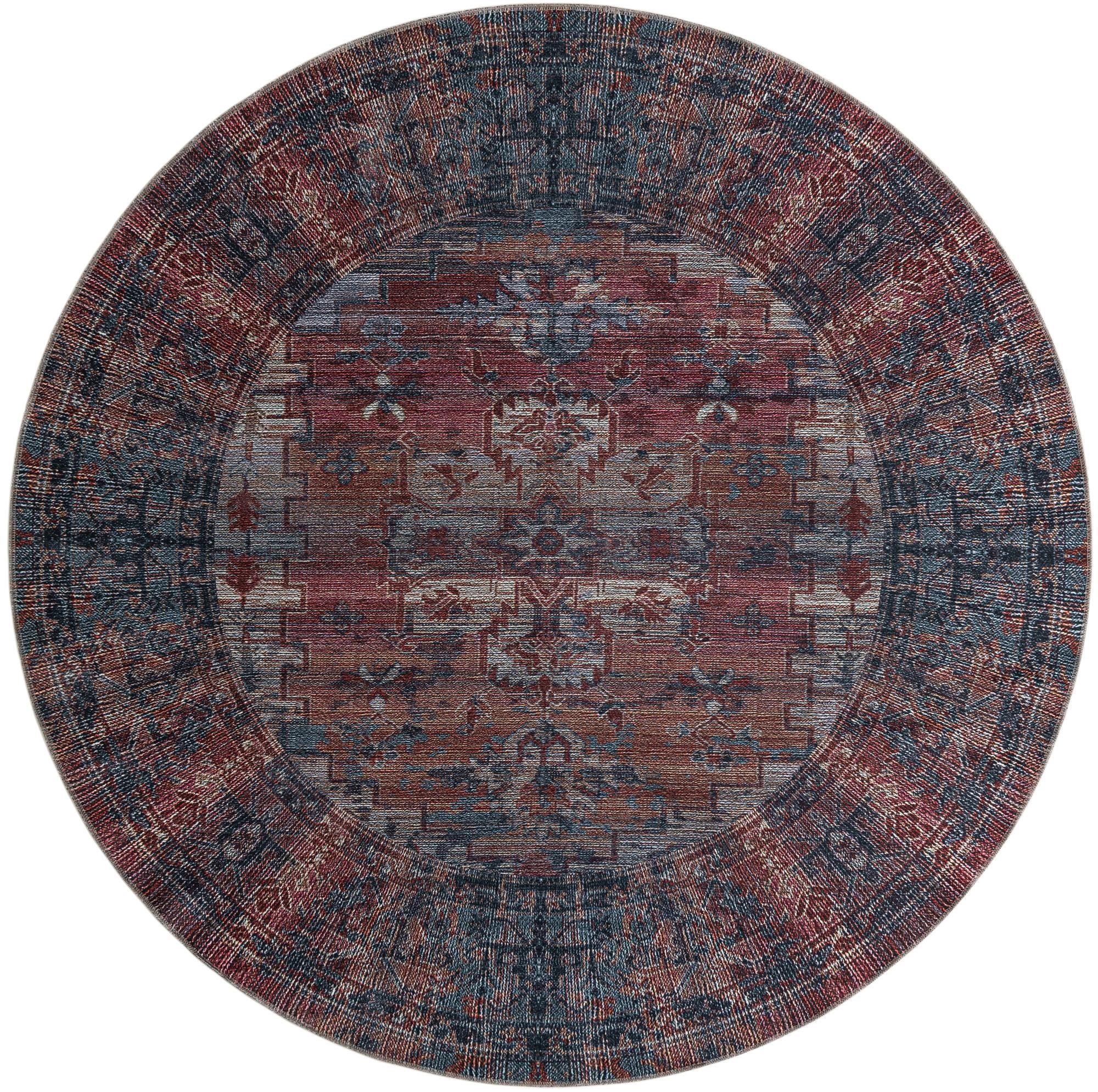 7' 10 x 7' 10 Yara Round Rug
