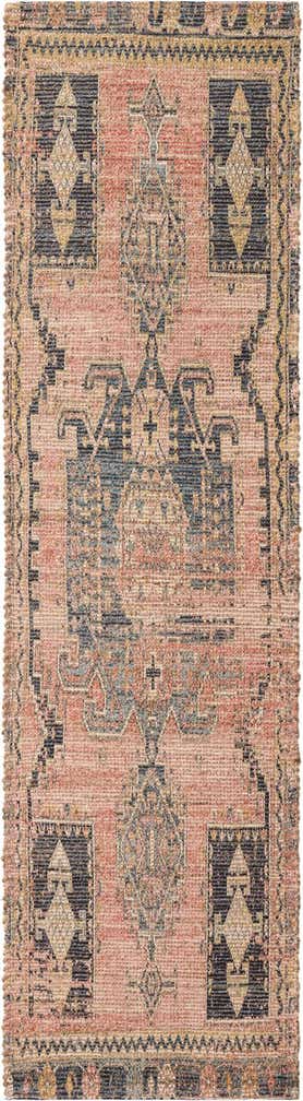 65cm x 245cm Handgewebt Chenille Jute Läufer Teppich