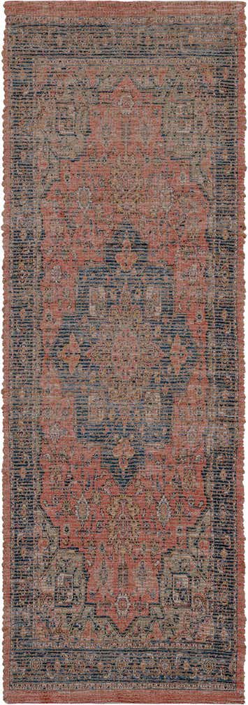 2' 2 x 6' 1 Hand Woven Chenille Jute Runner Rug