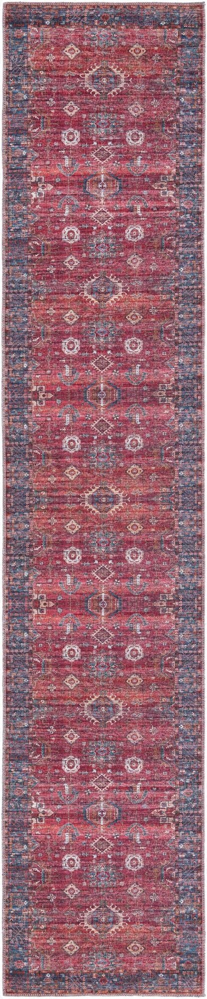 2' 7 x 13'  Washable Maahru Runner Rug