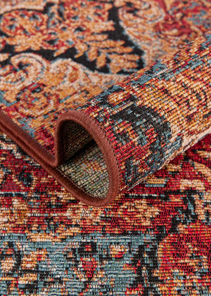 2' 7 x 12' Easy-Clean Traditional Indoor / Outdoor Runner Rug