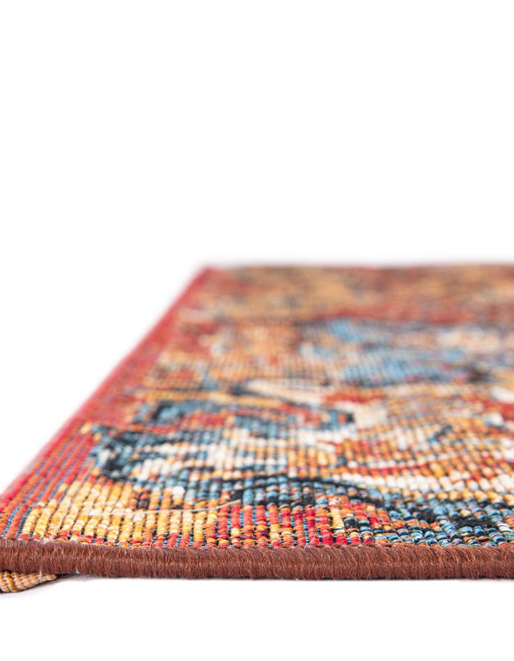 Detail image of 2' x 5'  Washable Traditional Indoor / Outdoor Runner Rug