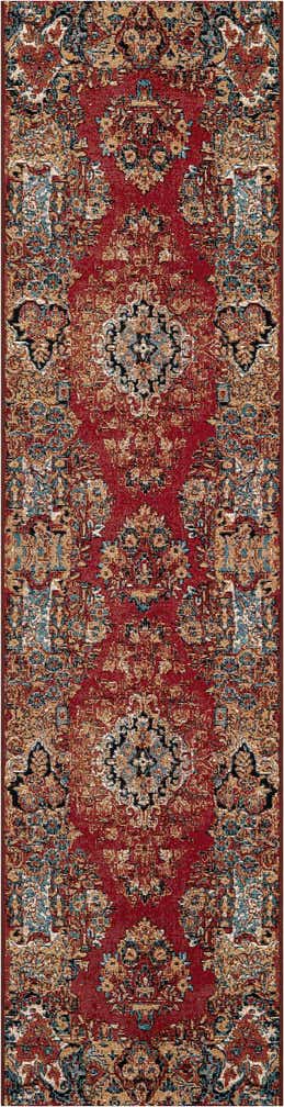 2' x 8' Easy-Clean Traditional Indoor / Outdoor Runner Rug