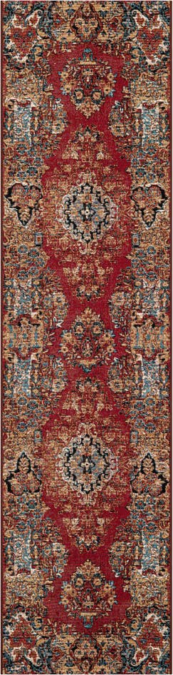 Detail image of 2' x 8' Easy-Clean Traditional Indoor / Outdoor Runner Rug