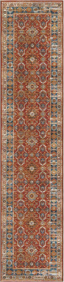Detail image of 2' 7 x 12' Easy-Clean Traditional Indoor / Outdoor Runner Rug