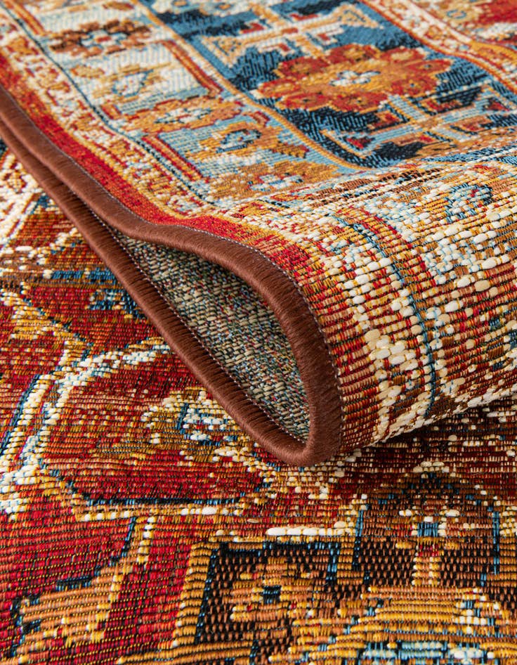 Detail image of 2' x 6'  Washable Traditional Indoor / Outdoor Runner Rug