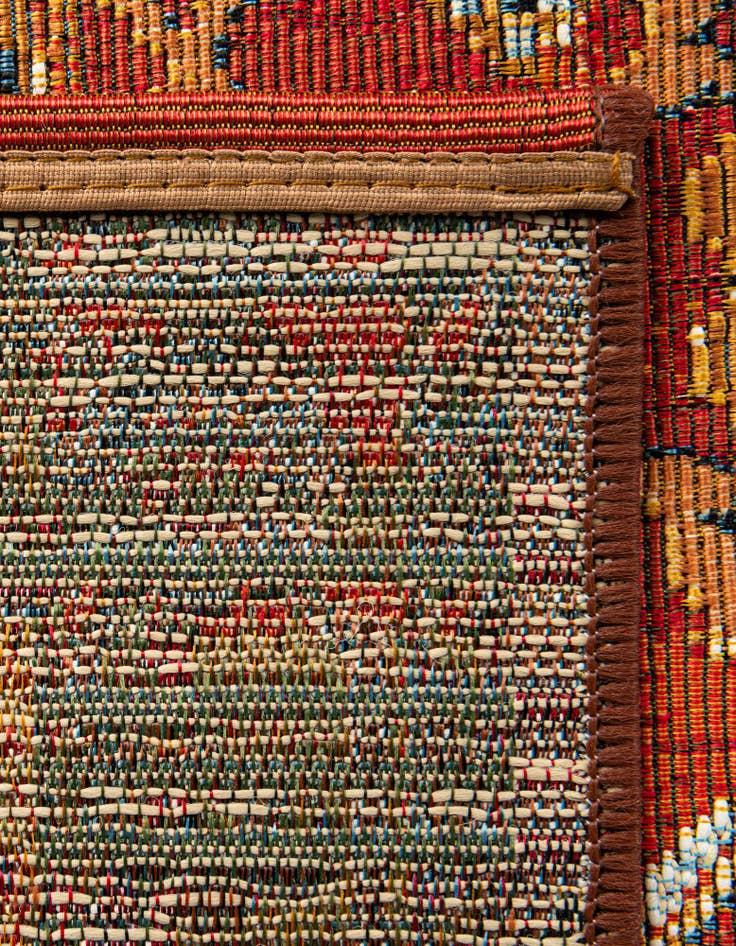 Detail image of 2' x 6'  Washable Traditional Indoor / Outdoor Runner Rug