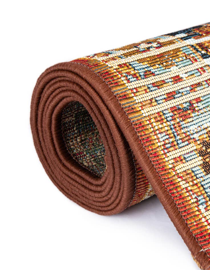 Detail image of 2' x 6'  Washable Traditional Indoor / Outdoor Runner Rug