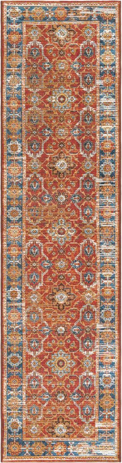 Detail image of 2' x 8' Easy-Clean Traditional Indoor / Outdoor Runner Rug