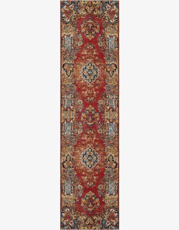 2' x 8' Easy-Clean Traditional Indoor / Outdoor Runner Rug