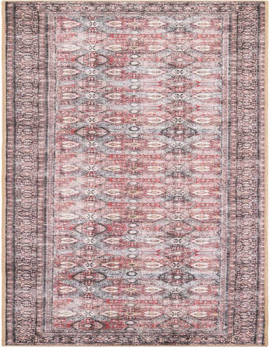 Detail image of 2' 7 x 10' Washable Timeless Runner Rug