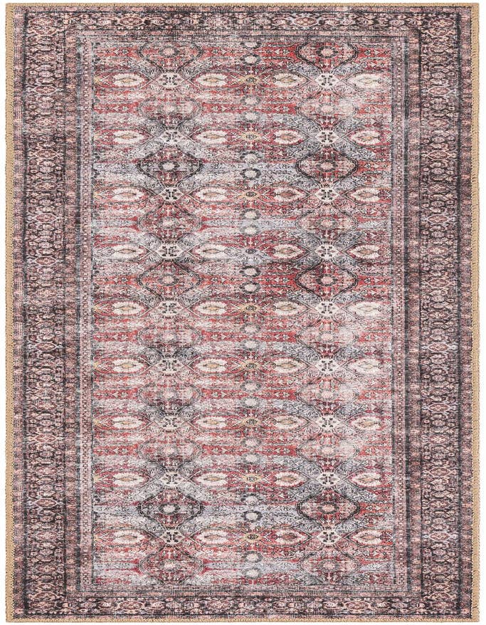 Detail image of 2' x 6' 1 Washable Timeless Runner Rug