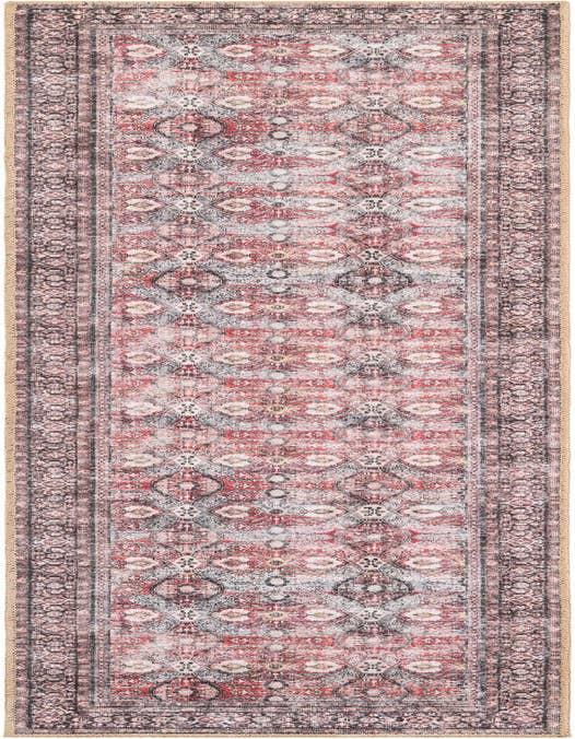 Detail image of 2' x 8' Washable Timeless Runner Rug