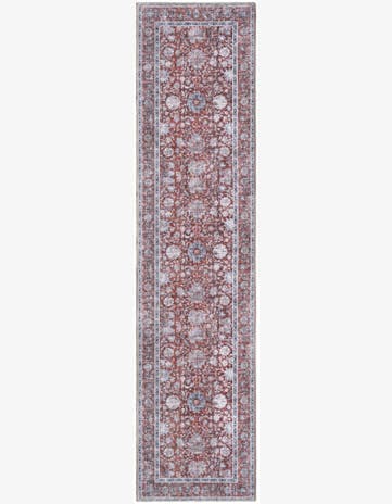 Antique Red Yara Runner Rug